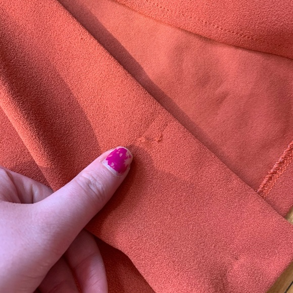 Orange button up midi skirt - size XL to XXL - Picture 3 of 3